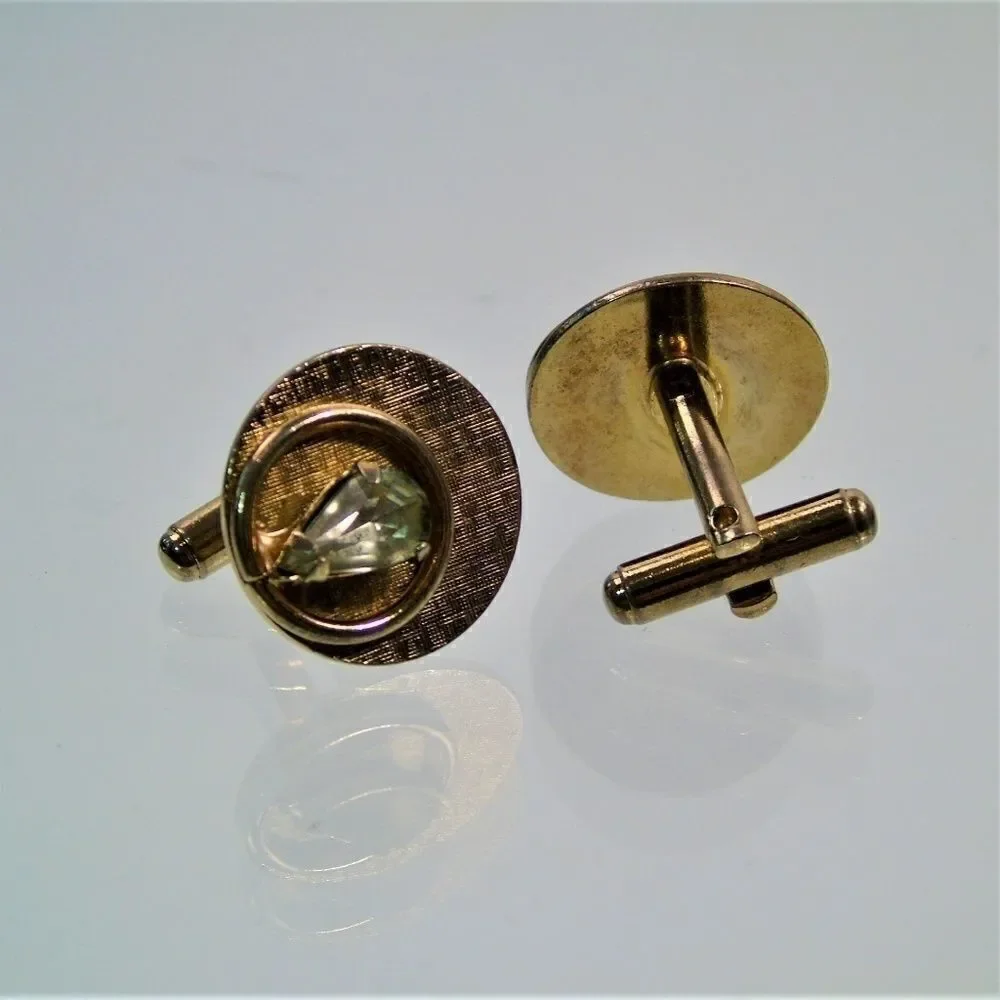 Vintage Tear Drop Circled Cufflinks Party Wedding